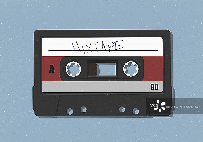 复古混音磁带图片素材