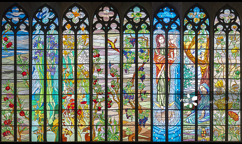 塔什干耶稣圣心罗马天主教堂图片素材