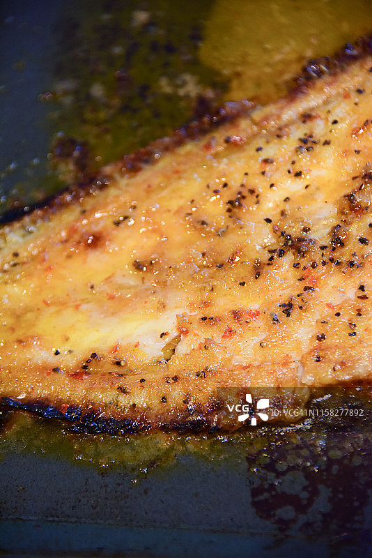 法式煎鳎鱼图片素材