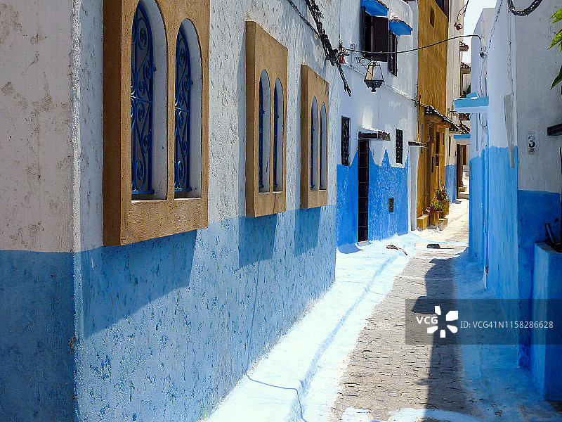 乌达雅堡，拉巴特，摩洛哥图片素材