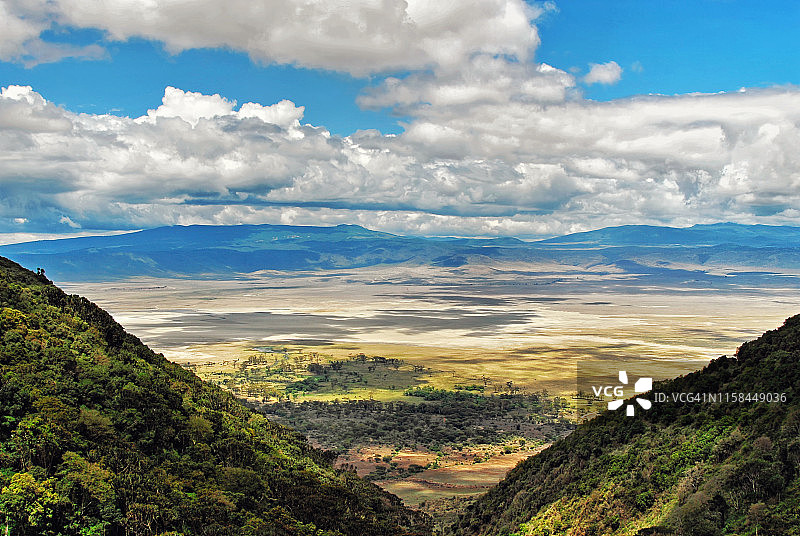 坦桑尼亚恩戈罗恩戈罗火山口图片素材