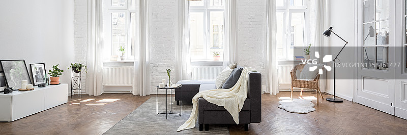 联排住宅客厅图片素材