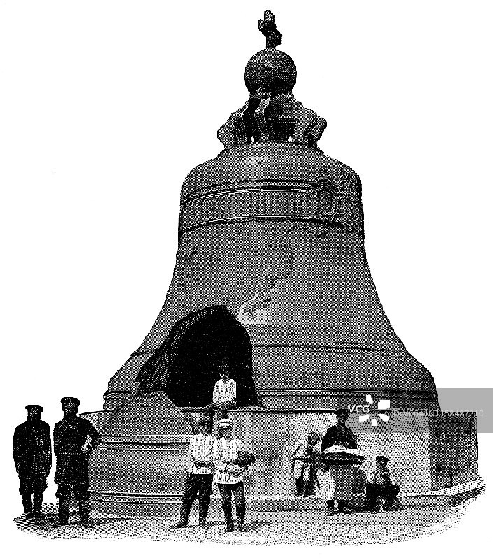 莫斯科沙皇钟前的人们图片素材