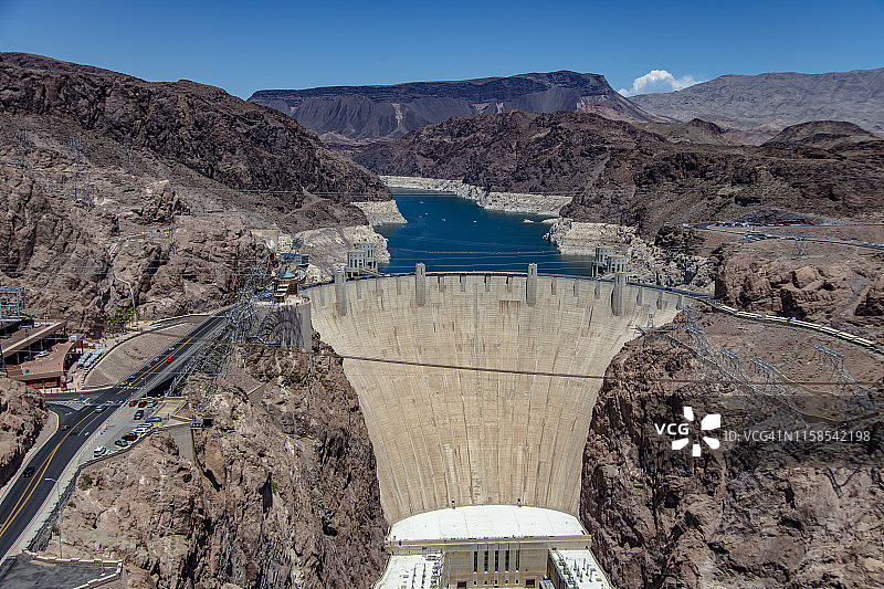 胡佛水坝图片素材