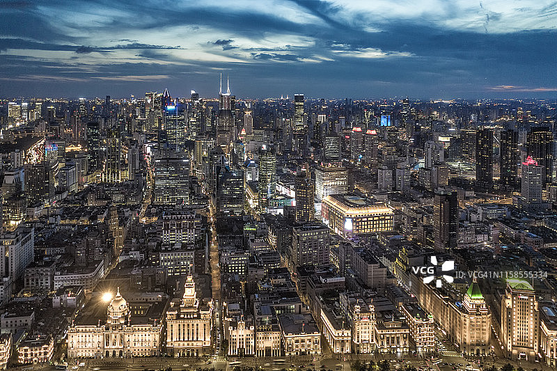 上海浦西金融区图片素材