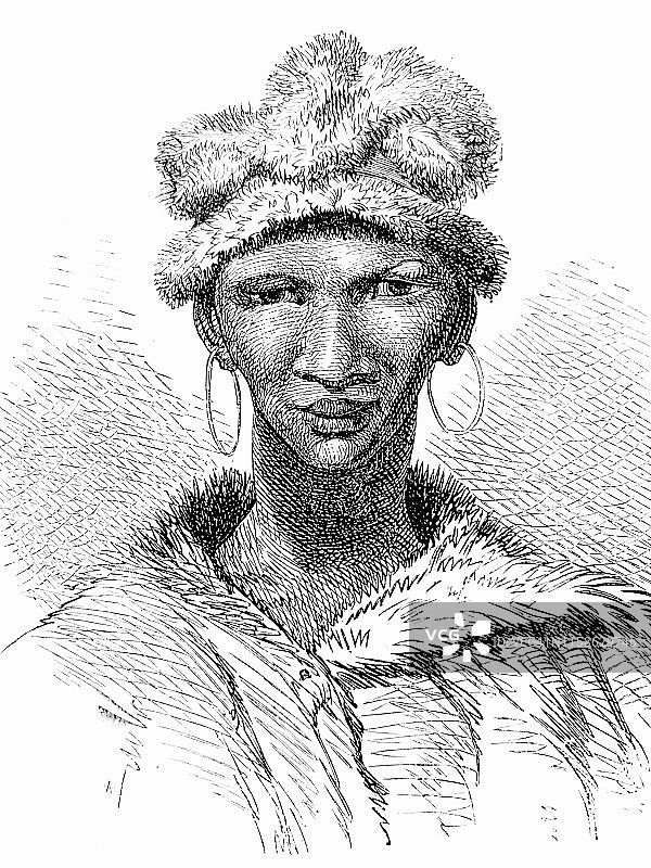 非洲丛林男子图片素材