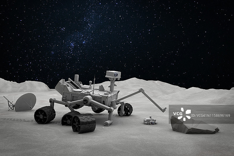 月球车任务失败图片素材