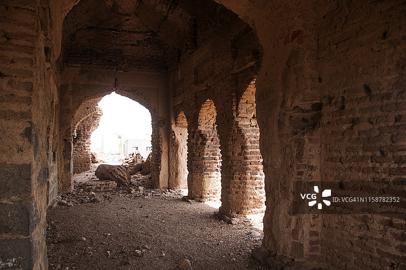 印度马哈拉施特拉邦洛纳尔的废弃建筑图片素材