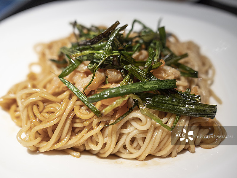 葱油酱油拌面图片素材