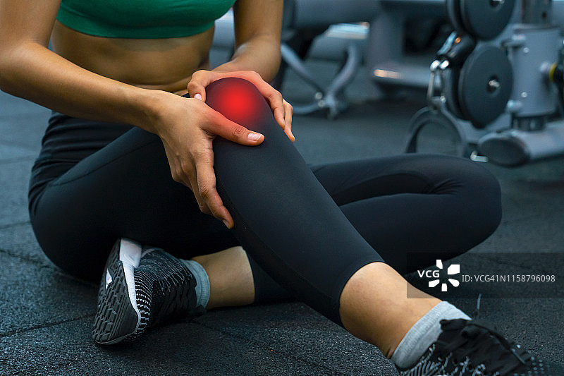 膝盖疼痛图片素材