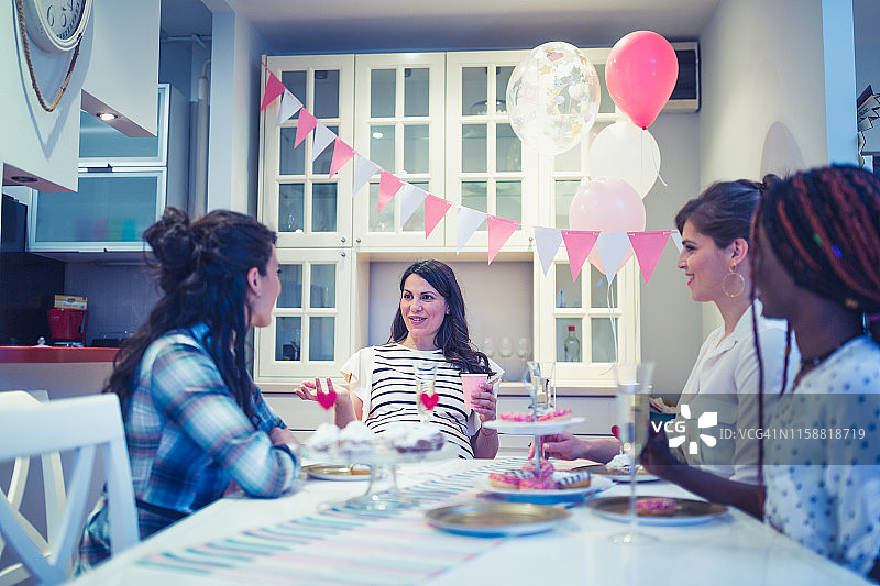 女宝宝欢迎派对图片素材