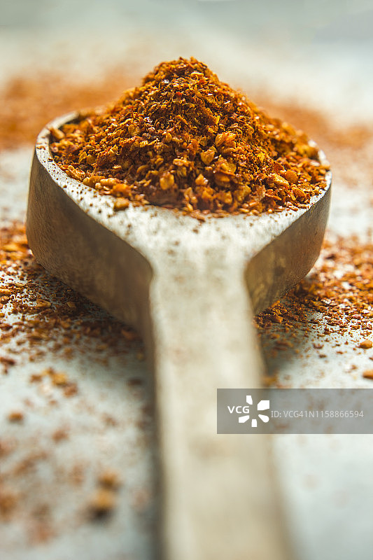 一勺辣椒粉图片素材