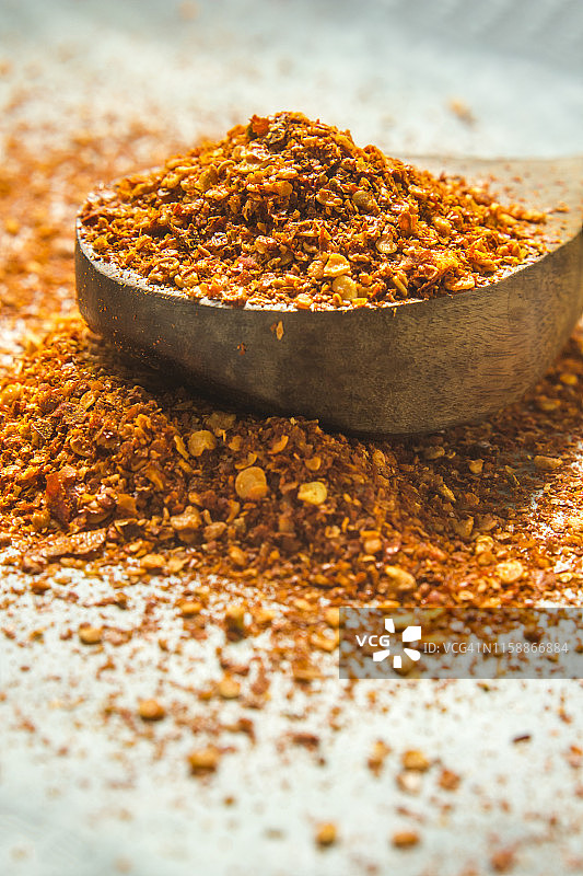 一勺辣椒粉图片素材