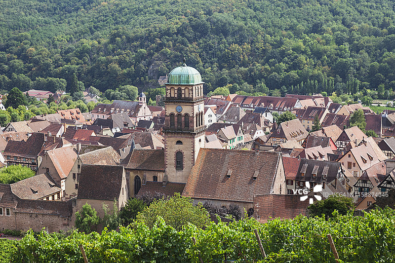 法国凯泽斯贝格古镇风光图片素材