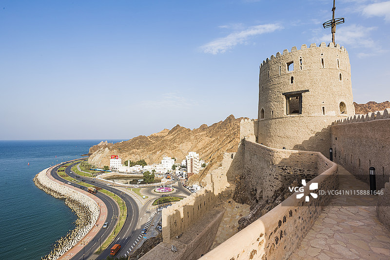 阿曼马斯喀特穆特拉堡图片素材