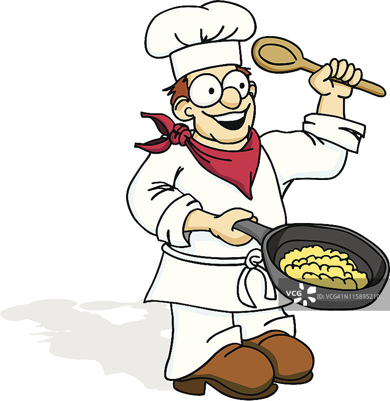 工作中的厨师图片素材