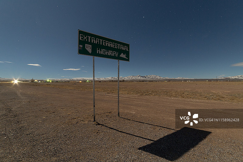 外星公路标志图片素材