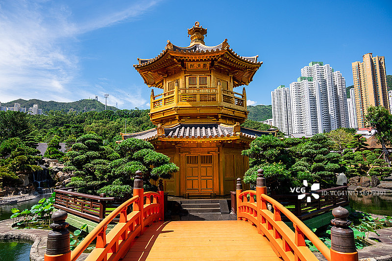 香港南莲园圆满阁图片素材