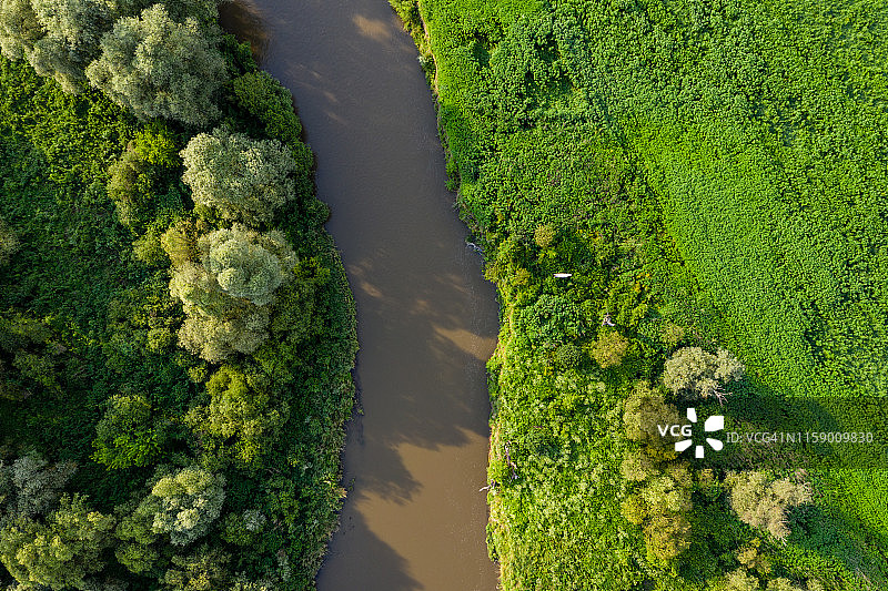 农业用地无人机视图图片素材