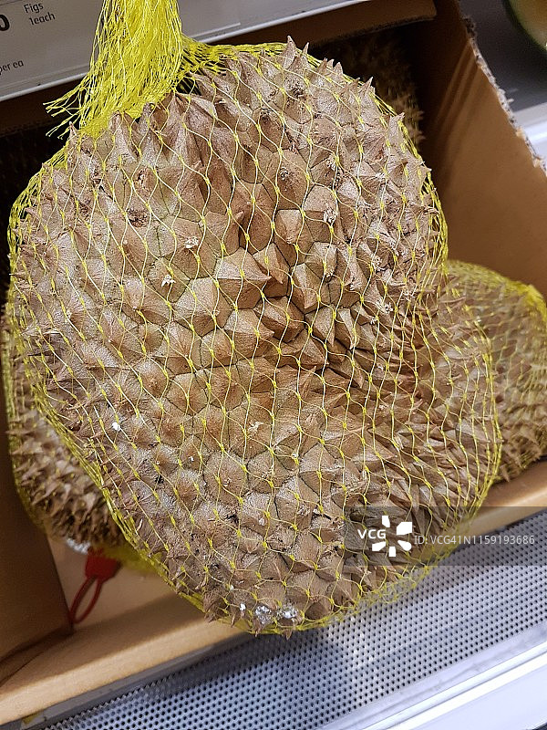 冷冻榴莲特写图片素材