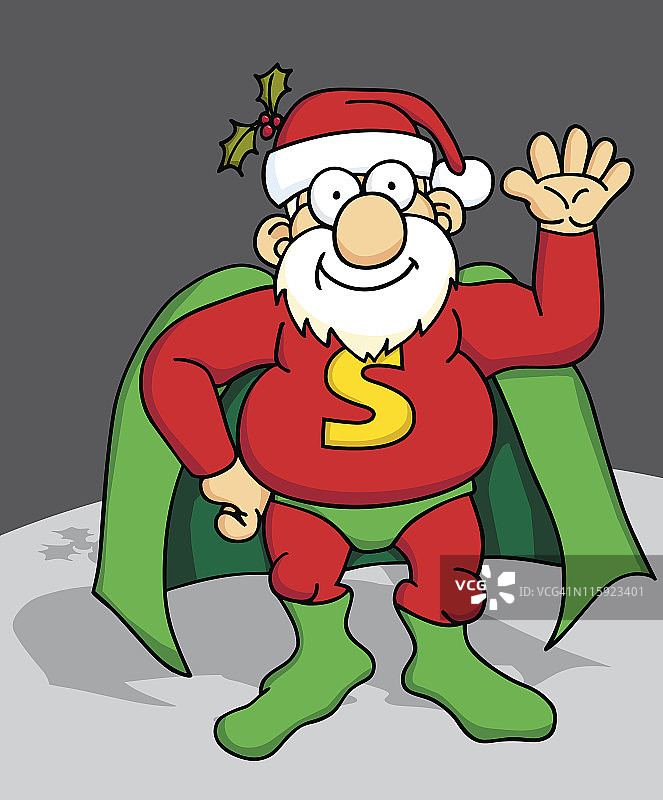 超级圣诞老人图片素材