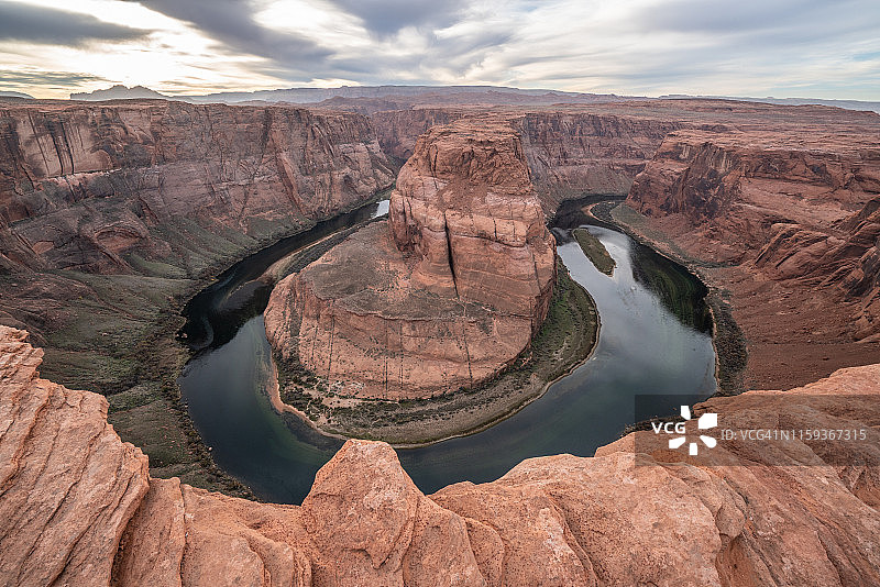 美国亚利桑那州马蹄湾景观图片素材