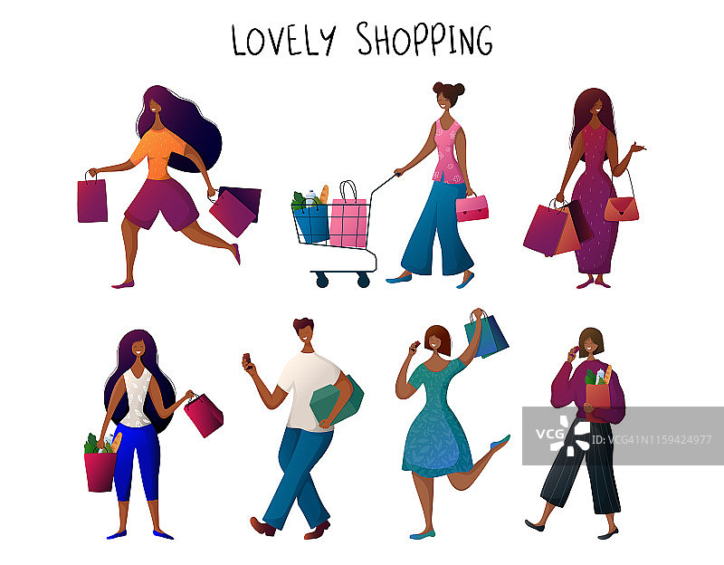 购物概念图片素材