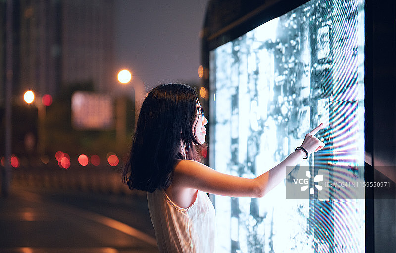 连接未来，中国上海图片素材