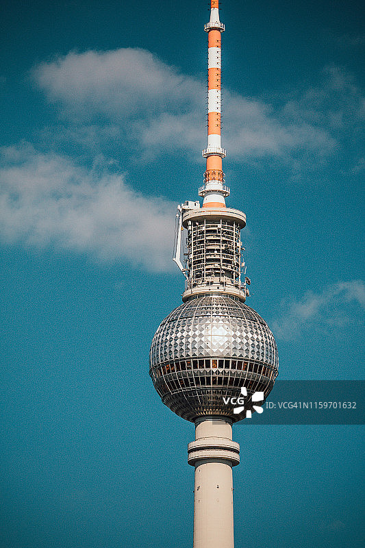 德国柏林亚历山大广场电视塔图片素材