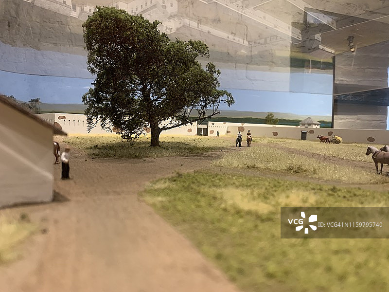 在堡垒见证历史图片素材