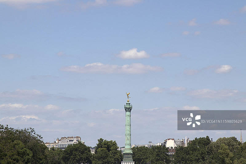 巴士底广场的天才柱景色图片素材
