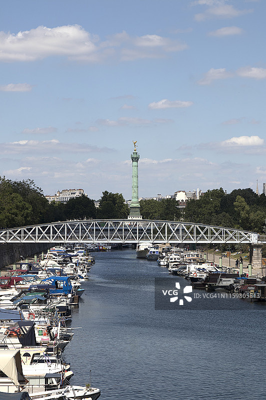法国巴黎阿森纳港图片素材