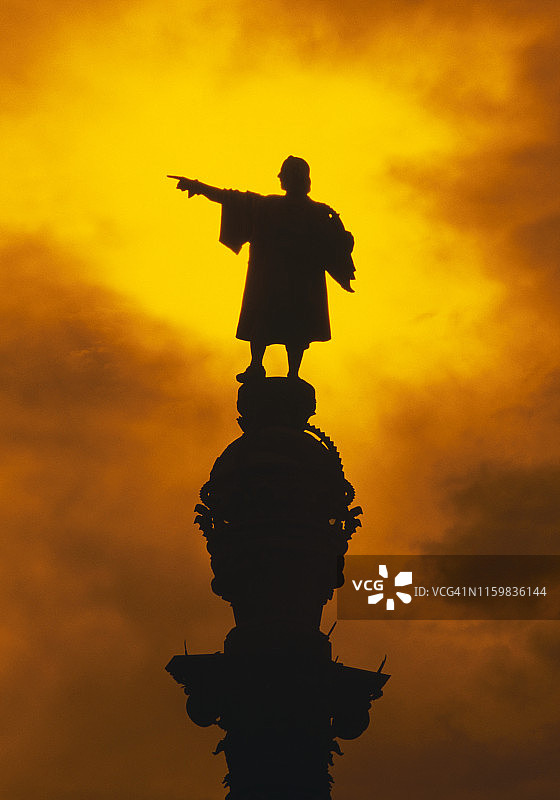 巴塞罗那哥伦布纪念碑图片素材