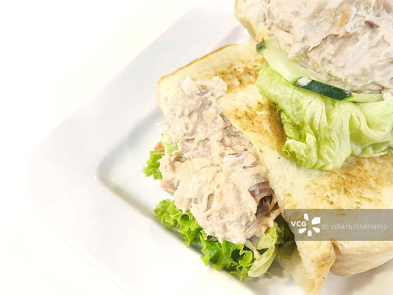 金枪鱼三明治图片素材