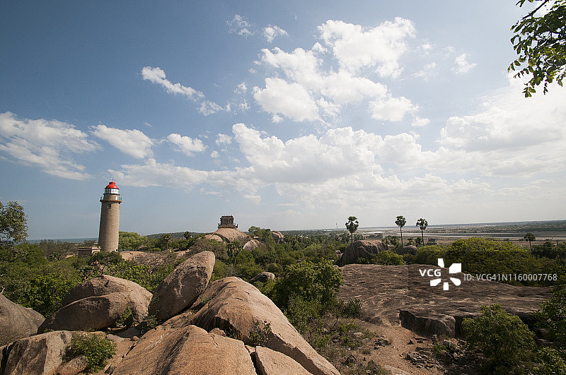 印度马哈巴利普兰灯塔图片素材