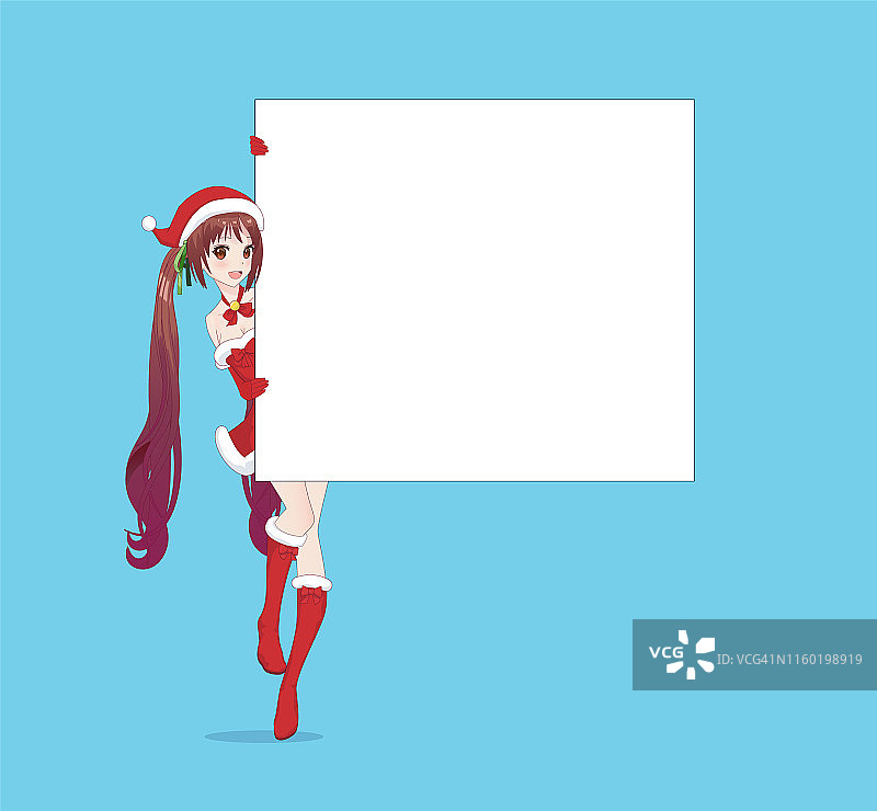 从柱子后面向外看的亚洲女人图片素材