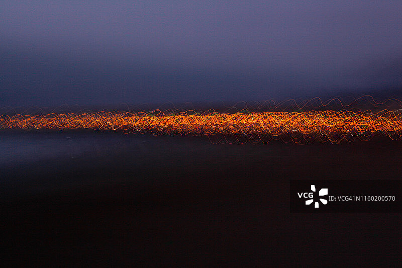 秘鲁夜间抽象码头图片素材