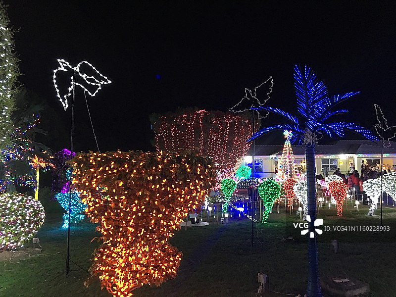 圣诞灯图片素材