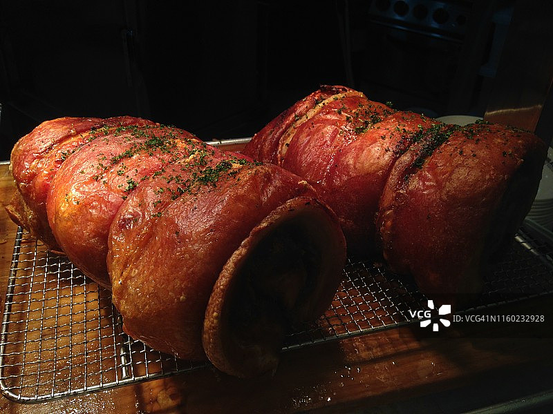 烤猪五花肉图片素材