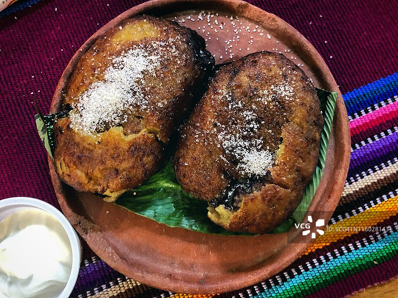 危地马拉 rellenitos 甜点图片素材