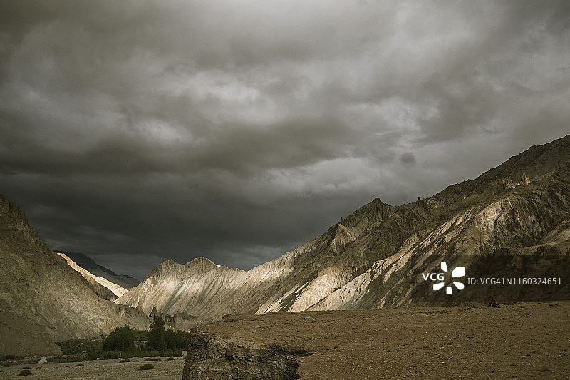 在马卡山谷图片素材