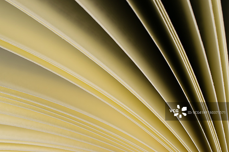 书页折扇的微距概念摄影图片素材