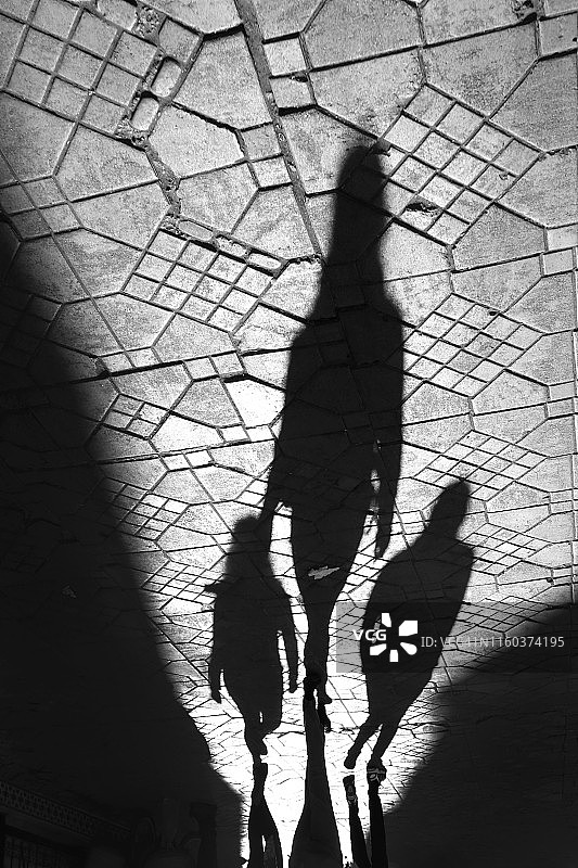 德吉玛广场的阴影图片素材