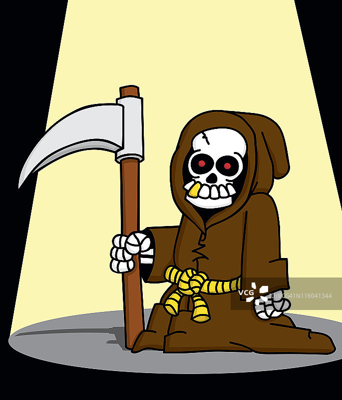 滑稽的死神图片素材