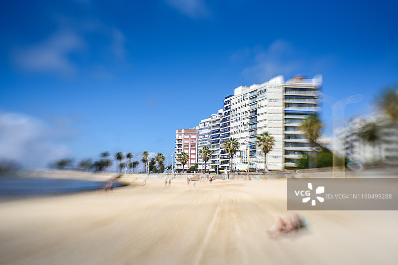 乌拉圭蒙得维的亚波西托斯海滩图片素材