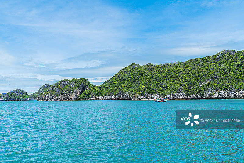 泰国苏梅岛安通国家公园的阳光景色图片素材