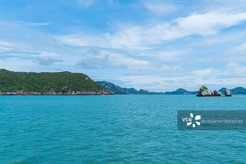 泰国苏梅岛安通国家公园的阳光景色图片素材