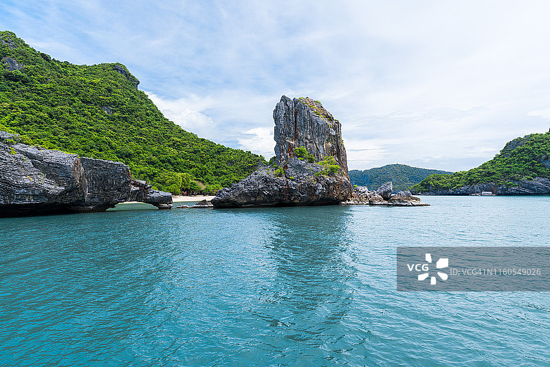 泰国苏梅岛安通国家公园的阳光景色图片素材