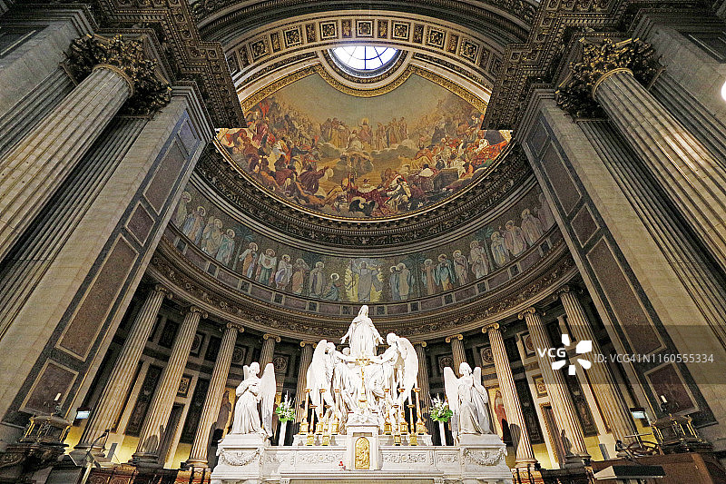 玛德琳教堂内部：主祭坛图片素材