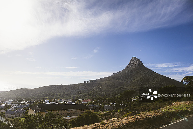 远眺狮头图片素材